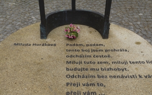 Praha 1. Pomník Miladě Horákové